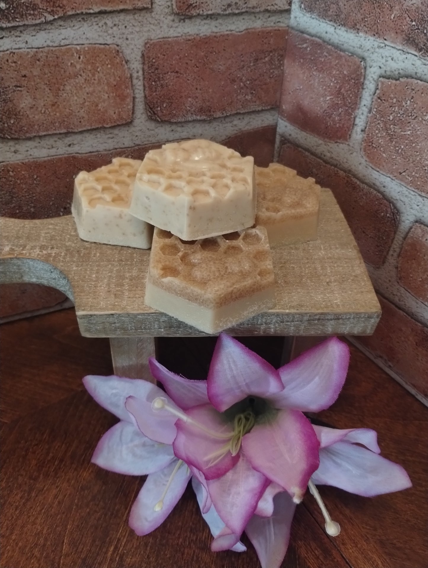 Honey oatmeal brown sugar soap