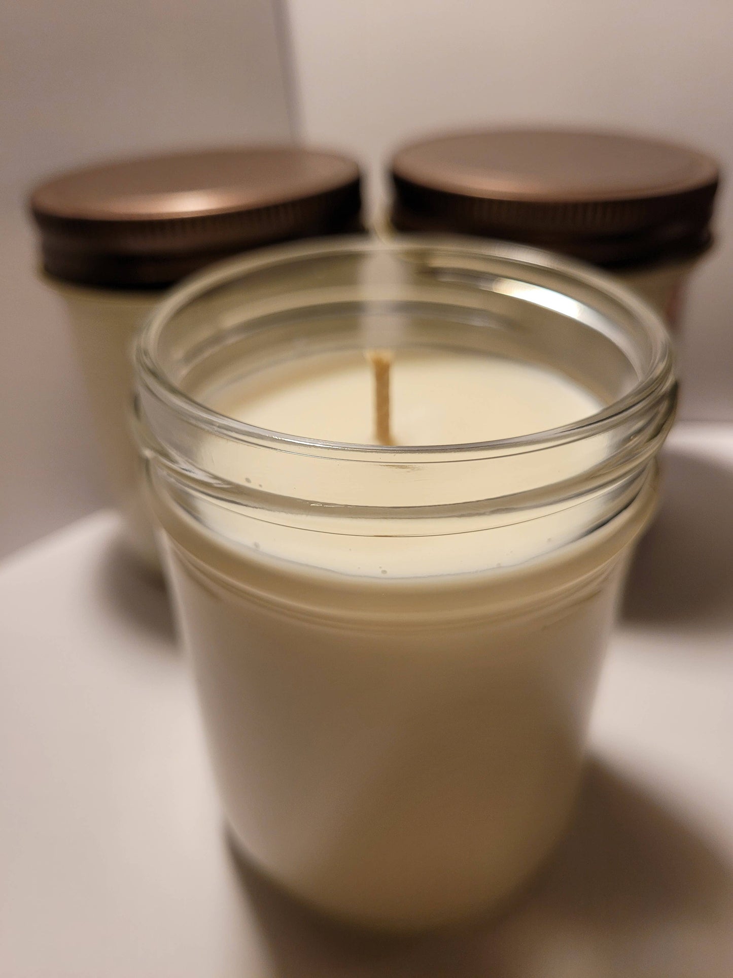 8oz Hand poured Soy Mason Jar Candle-Apple Cider and Clove