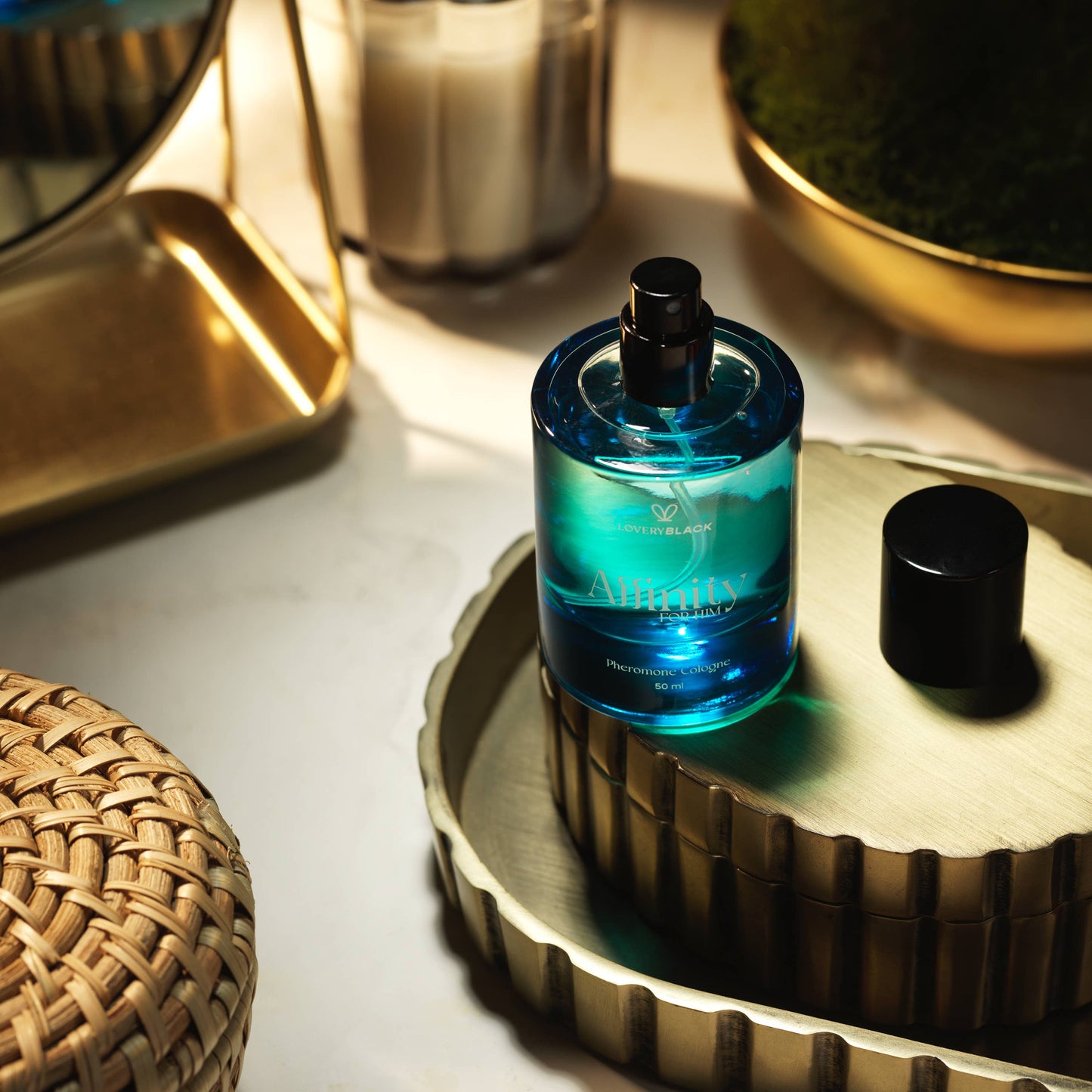 LoveryBlack Affinity For Him Pheromone Cologne – 50ml Cologn