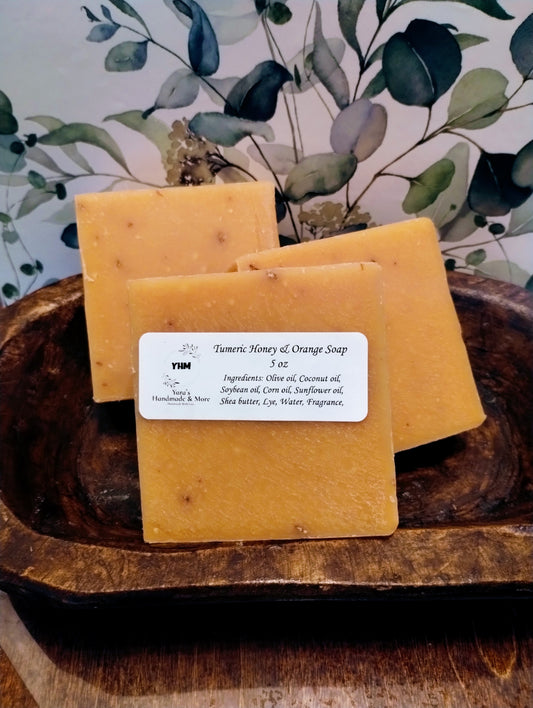 Turmeric Honey & Orange Soap 5oz